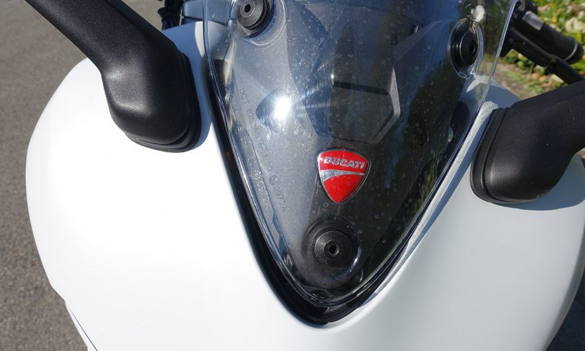 Bulle réglable sur le Super Sport Ducati