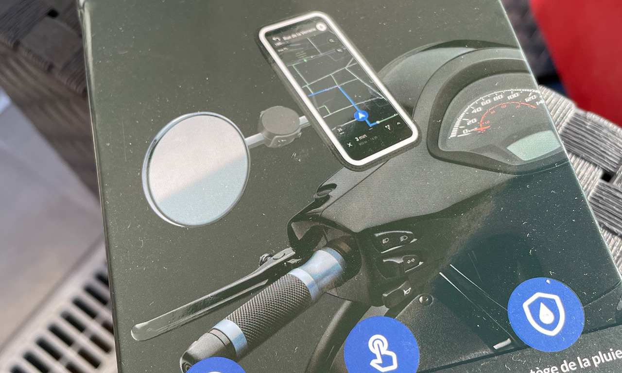 Test du Shapeheart, un support smartphone pour moto abordable et