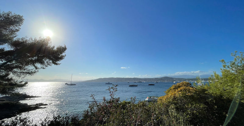 Vue Cap d'Antibes