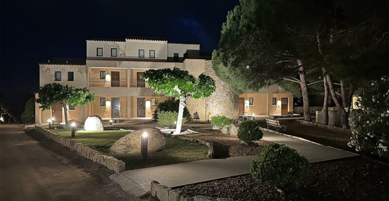 Hotel à Propriano (vue de nuit)